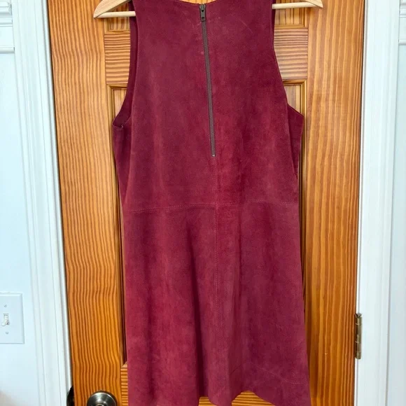Free People Suede Mini Dress - Picture 3 of 4